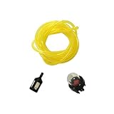Poweka Replacement Snap in Primer Bulb Fuel Line Filter for McCulloch Chainsaw 3210 3214 3216 3200