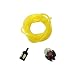 Poweka Replacement Snap in Primer Bulb Fuel Line Filter for McCulloch Chainsaw 3210 3214 3216 3200 primary