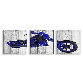 Vehicle on Vintage Wood Background Home Artwork for...