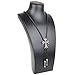 Men's Cross Cowboy Antique Western Bolo Tie Stainless Steel Necktie (Silver)