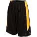 New Balance Boys' Big Performance Short with Contrast Side Panels, Black/Impulse, 18-20