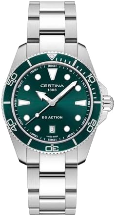 Amazon.com: Certina, Womens, DS Action Lady 34.5mm, Stainless