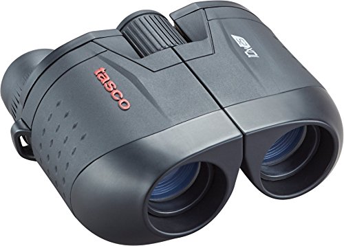 TASCO ES10X25 Essentials Porro Prism Porro MC Box Binoculars, 10 x 25mm, Black