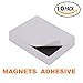 Adhesive Magnetic Sheets for Refrigerator DIY - 10 Pcs Good Flexible Magnetic Paper, Magnetic Sheets Adhesive Backing for Crafts Kids Photos Labels Homemade Fridge Magnets