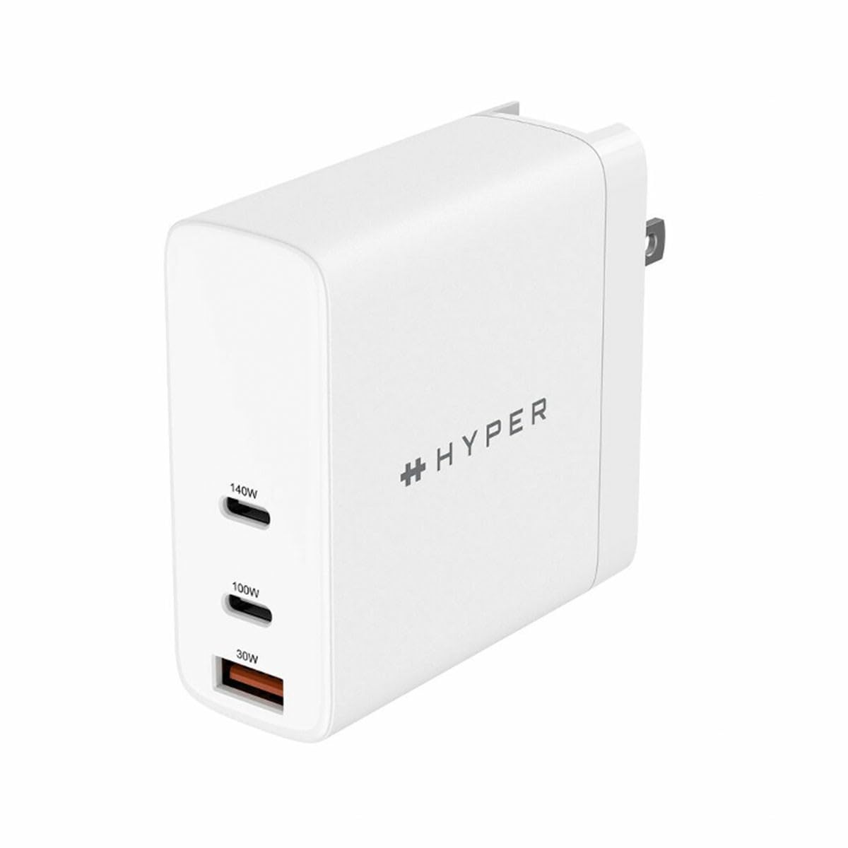 Hyper USB C Gan Wall Charger 140W, Multi-port, Portable, Compatible with MacBook, USB-C Laptop, iPhone and more — image 1
