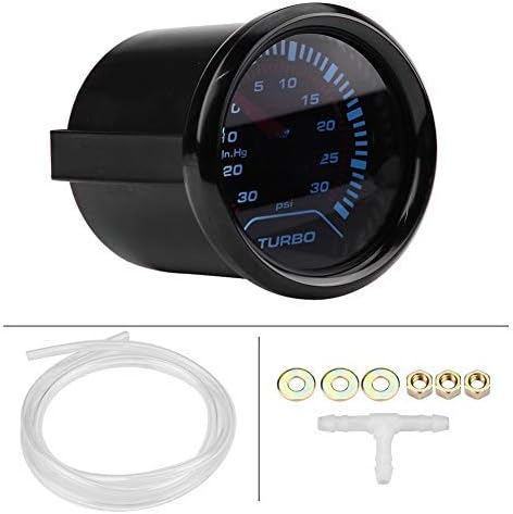 DEWIN Boost Gauge, 52mm Digital Boost Gauge, Universal 52mm Car Smoke Dial Face Turbo Boost Turbocharged Pressure Gauge - Image 4