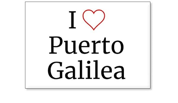 Mundus Souvenirs - Amo Puerto Galilea, Imán para Nevera (diseño 2 ...