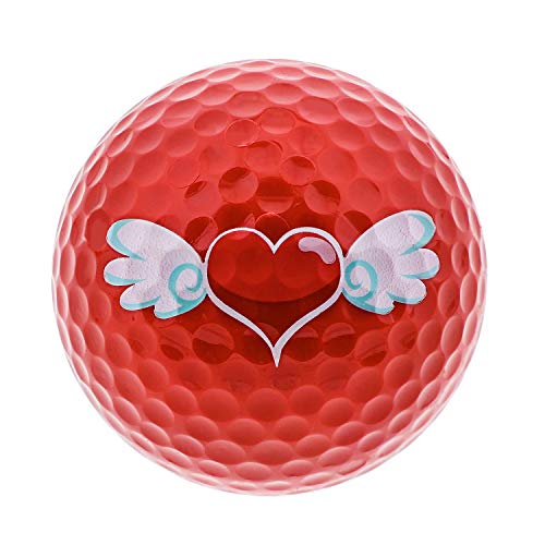 Emoji Golf Balls Deluxe Gift - Golf Gifts for Men, Women, Children- Gag Gift for The Golf Fan who has Everything - Deluxe (12 Golf Balls, Love)