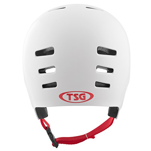 TSG - Dawn Flex Solid Color (White, L/XL 57-59 cm) Helmet for Bicycle Skateboard