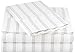 Amazon Basics Lightweight Super Soft Easy Care Wrinkle Free Microfiber 3 Piece Bed Sheet Set with 14-Inch Deep Pockets, Twin, Taupe Stripe, Printed, Kids, Men & Women Bedding