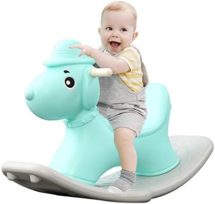 赤ちゃんの滑り止めロッキングホース 幼児の少年と少女のための子供のロッキング動物 おもちゃの幼児 子供の乗り物 屋外と屋内のロッキングチェア 1 3歳の 誕生日プレゼント