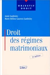 Droit des régimes matrimoniaux