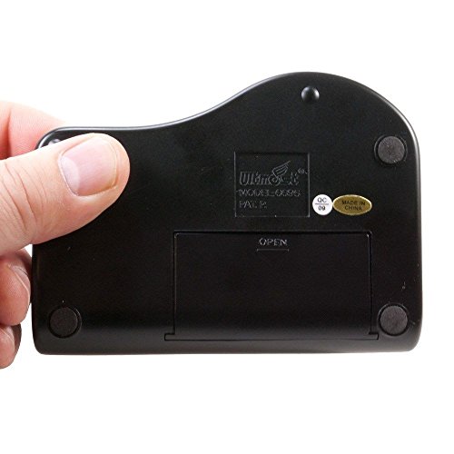 Talking Curve Alarm Clock for Low Vision - Large LCD Display and Clear Female Voice