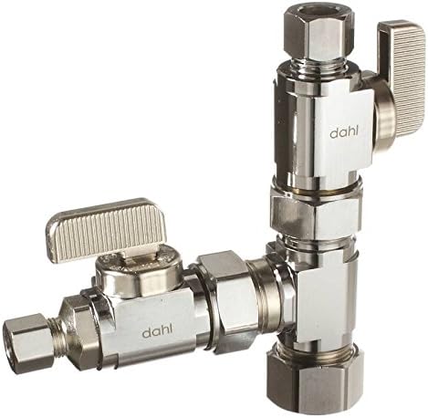 Valve Shut Off Dual 5/8x3/8