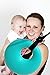 Baby Teething Necklace - Best Teether Necklace for Nursing Moms. Organic, BPA free, Silicone, Natural Teether Ring Donut Pendant for mom to wear. Turquoise. 100% Satisfaction Guaranteed