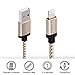 Xcords(TM) 3Pack 6Ft Lightning to USB Cable Charger with 8-Pin Connector Compatible with iPhone 6/ 6 Plus/ 6s/ 6s Plus /5/5s/5c/iPad/iPod and More(Golden)