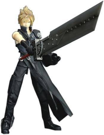 Kotobukyia Final Fantasy VII Advent Children Cloud Strife Action Figure