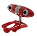 TRUSTIN Minoru 3D Webcam (Red/Chrome) - 3D Video & Photo, 720p HD, 3072x1728 Pixels, USB 2.0, 4x Digital Zoom, 6.14MP, 30FPS, 2