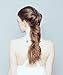 Elegant Ouchless Ponytail Holder - No Slip, 6 inches long, Black Creaseless Hair Ponytail Protective Grip for Thin, Fine Hair - No Damage Hair Ties Keep Ponytail Place, by Whirl-a-Style (3 pack)