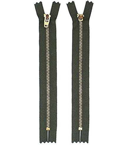 50pcs YKK #4.5 Brass Metal 11 Pant/dress Zipper - Choose Your Colors - Israel 50pcs YKK #4.5 Brass Metal 11 Pant/dress Zipper - Choose Your Colors - Israel