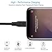 SOMOSTEL Short USB Type C Cable 3A Fast Charging, (4Pack 1ft) USB C to USB A Quick Charger Cord Compatible with Samsung Galaxy S10 S10E S9 S8 Plus Note 10 9 8,Moto G7,LG G8 G7,Google Pixel,Power Bank