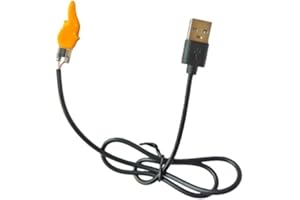 Minhe USB Powered 5V Flame Effect LED Candle Light Circuit Board with Flickering PCB, Black 3.6 x 1.4 cm Lamp Wafer for Jumpe