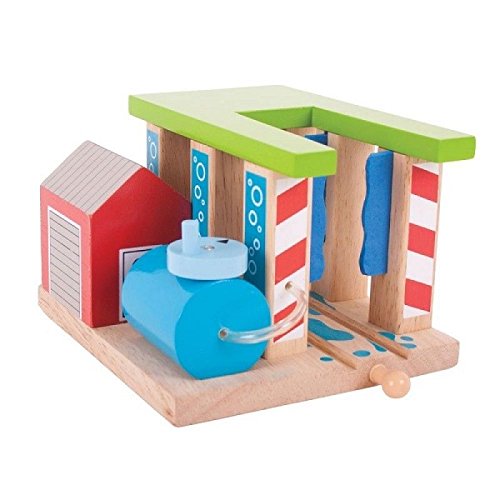 Bigjigs Rail Wooden Train Washer - Other Major Wooden Rail Brands are Compatible