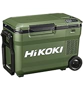 HiKOKI(ハイコーキ) 14.4/18V コードレス 冷温庫 ミニ 冷蔵庫 車載冷蔵庫 3電源対応 コンプレッサ式 -18℃~60℃ 17段階温度設定 冷蔵冷凍同時設定可能 25L 蓄電池別...