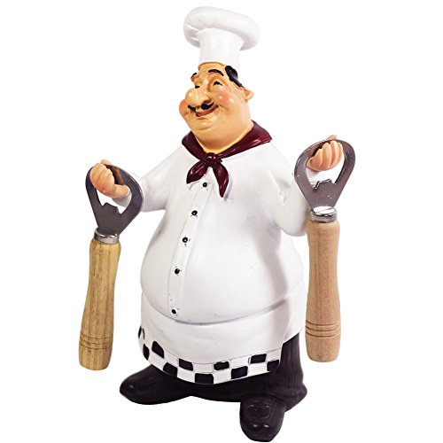 Kiaotime 98917pj Italian Chef Figurines Kitchen Decor With