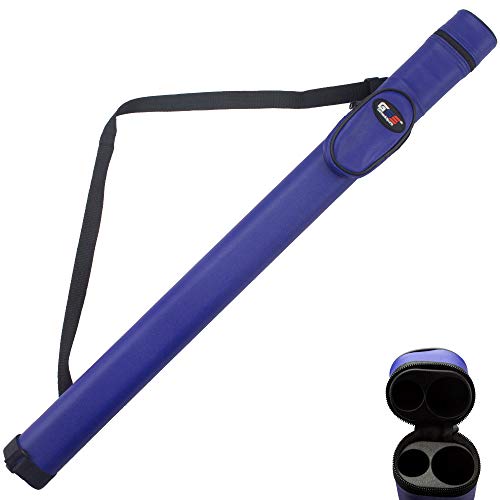 GSE Games & Sports ExpertBilliard Cue Cases, 1x1 Deluxe Hard Billiard Pool Cue Stick Carrying Case, Pool Billiards Accessories (Several Colors Available)
