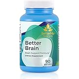 Better Brain, Brain Support Supplements, 100 mg Alpha-GPC, 100 mg Phosphatidylserine, 100 mg L-tyrosine, 90 Tablets
