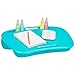 LapGear MyDesk Lap Desk with Device Ledge and Phone Holder – Turquoise – Fits up to 15.6 Inch Laptops – Style No. 44449thumb 3