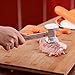 Meat Tenderizer Mallet, Heavy Duty Food Hammer Mallet Tool Two Sides Chicken Pounder for Beef Pork,Aluminum alloy by OUZIFISH