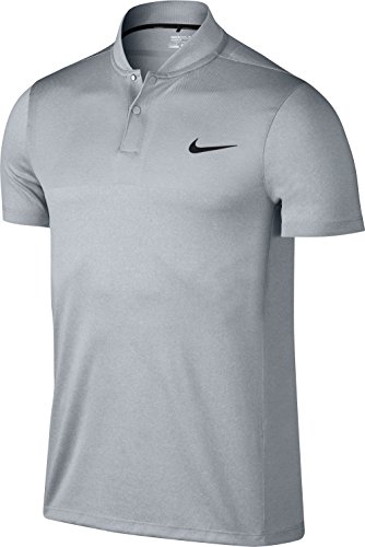 Nike golf mm fly blade block polo (wolf grey) xl