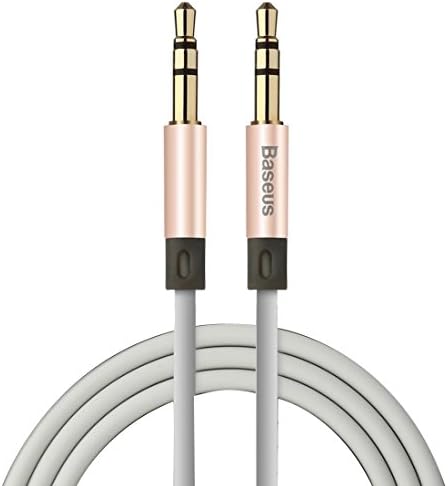 Audio Cables, 1.2M Baseus Fluency Series AUX Audio Cable 3.5mm Male to Male Plug Jack Stereo Audio Wire