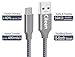 USB C Charger Cable,6FT 2PACK,Long Nylon,Fast Charging Cord for Samsung Galaxy S9 S8 Plus,Note 9 8,LG G7 V30S THINQ,V30,Google Pixel 2 3 XL,Moto G6 Z3,OnePlus 6T 6,ZTE Axon Blade Max 2S,iPad Pro 2018