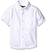 The Children's Place Baby Boys and Toddler Boys Short Sleeve Oxford Button Down Shirt, White, 2T