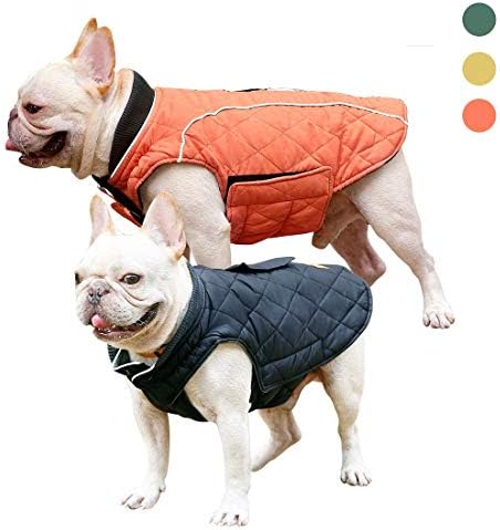 Pet Jacket Warm Pet Clothes Retro Design Vest Warm Pet Clothes for Small Medium Large Dogs with Reflective Stripes