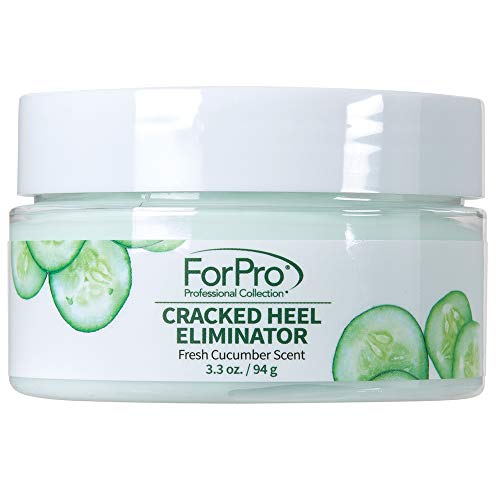 ForPro Cracked Heel Eliminator, 3.3 oz. – Fresh Cucumber Scent, Intensive Repai…