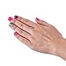 Hot Focus Scented Nail Art Kit- Emoji Girls Nail Kit Includes 12 Press on Nails, 3 Nail Polishes, 31 Nail Stickers and a Nail File – Non-Toxic Water Based Peel Off Nail Polish