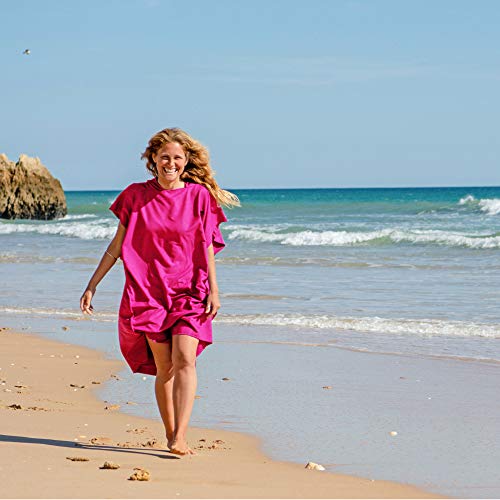 Fit-Flip-Umziehhilfe-Strand--Ultraleicht-und-schnelltrocknend--Surf-Poncho-Herren-und-Damen-Umkleidehilfe-extra-lang-aus-Mikrofaser-Badeponcho-und-Poncho-Handtuch-zugleich