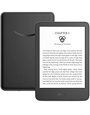 All-new Kindle (2022 release) – The lightest and most compact Kindle, now with a 6” 300 ppi high-resolution display, and 2x the storage - Black