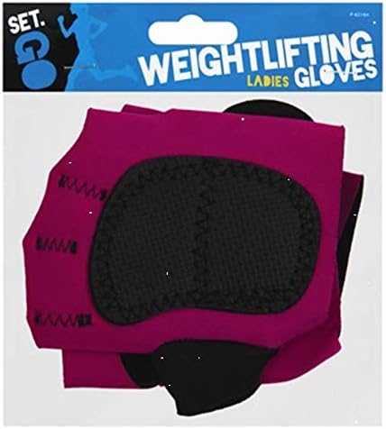 London Empire ® Pink Ladies Fingerless Gym Gloves | Padded Weight Lifting Gloves for Women - Ideal as Cycling Gloves or for Lifting, Training, CrossFit, Rowing, Yoga & More