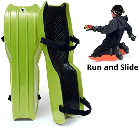 Sled Legs Wearable Snow Sleds – Fun Winter Accessories with Leg Support – Family Friendly Winter Activities – Exciting Winter Fun in The Snow