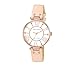 Anne Klein Women's Rose Goldtone Oversized Dial Strap Watch