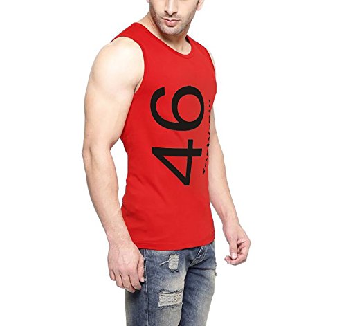 hotfits men's cotton sleeveless t-shirt