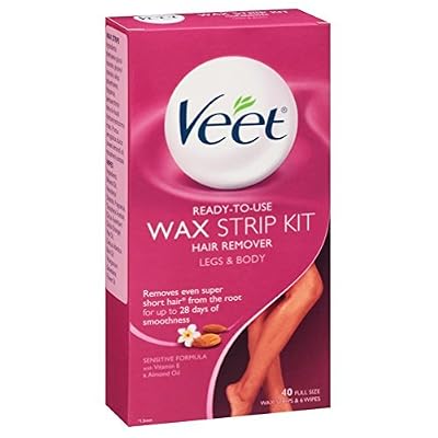 Veet Ready To Use Wax Strip Kit 40&amp;#39;s Legs And Body by Veet