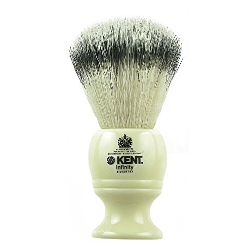 Kent INF1 Infinity Silvertex Soft Synthetic Bristle Shaving Brush