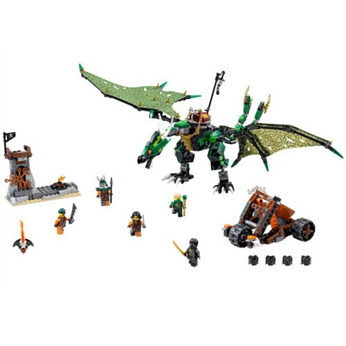 LEGO Ninjago 70593 The Green NRG Dragon Building Kit (567 Piece)