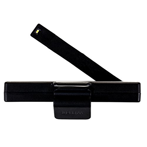 WITHit Swivel Light - Black with Graphite Insert, Kindle Light and LED Book Light